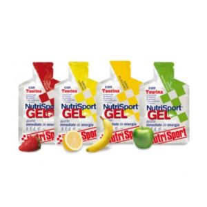 Caja de geles Nutrisport con Taurina