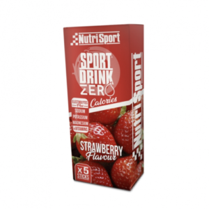 Nutrisport Sport Drink Zero sin Cafeina 5 sticks de 3.5 g Fresa