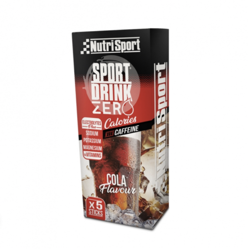 Nutrisport Sport Drink Zero con Cafeina 5 sticks de 3.5 g Cola