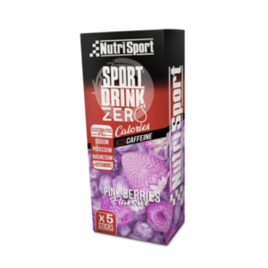 Nutrisport Sport Drink Zero con Cafeina 5 sticks de 3.5 g Pink Berries