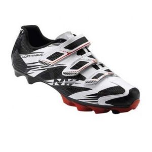 Zapatillas MTB Northwave Scorpius 2 blanco y rojo