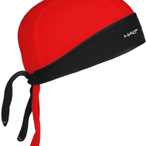 Banda para la cabeza pirata Halo rojo-negro