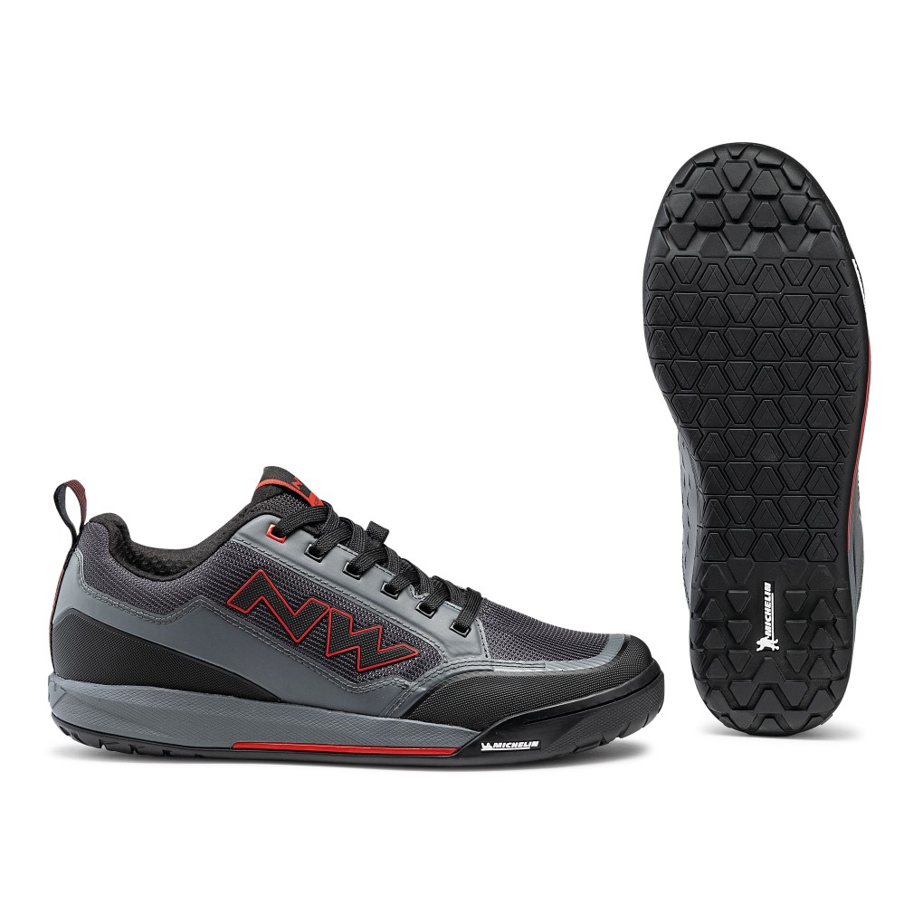 Zapatillas Northwave Clan Antracita Roja