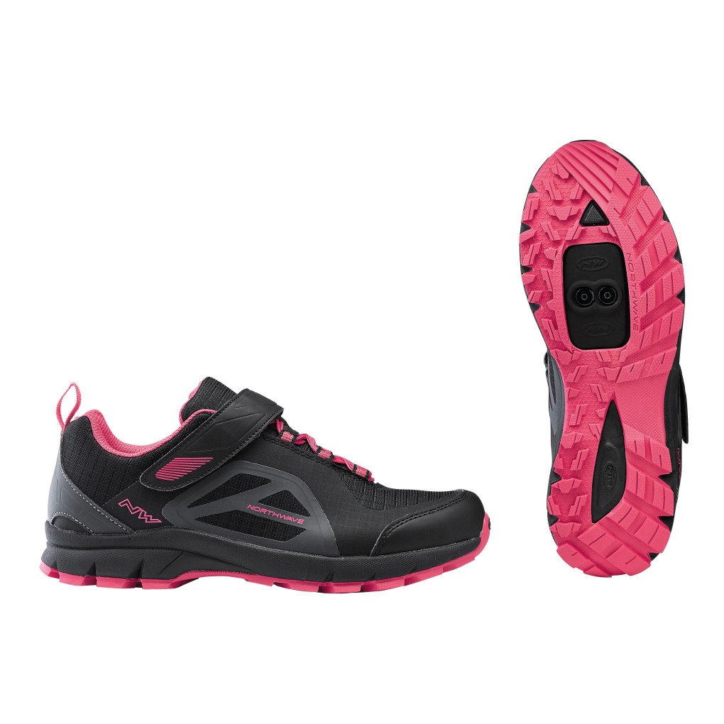 Zapatillas Northwave Escape Evo Negra Fucsia para mujer