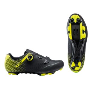 Zapatillas Northwave Origin Plus 2 Negra Amarilla Fluo