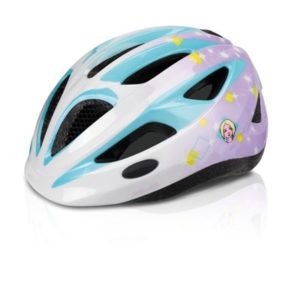 XLC BH-C17 casco niño estrella 9 agujeros violeta