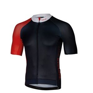 XLC JE-S21 camiseta Race hombre manga corta negro/rojo/blanco