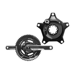 Juego de bielas potenciometro Quarq DZero 110 BCD Dub 172.5 mm 52x36D carbono negro sin cazoletas