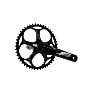 Juego bielas y plato SRAM S300 1.1 Courier Mirror 24 mm 170 mm 48D alum. negro con cazoletas GXP 68