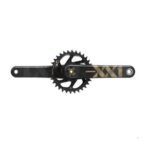 Juego de bielas y plato SRAM XX1 Eagle Dub X-Sync 2 Direct mount 34D 12V 175 mm oro sin cazoletas