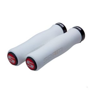 Juego de puños SRAM espuma 129 mm curvados blanco/negro