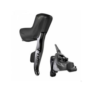Maneta derecha SRAM Force eTap AXS D1 hidraulico flat mount 1800 mm con pinza freno trasera