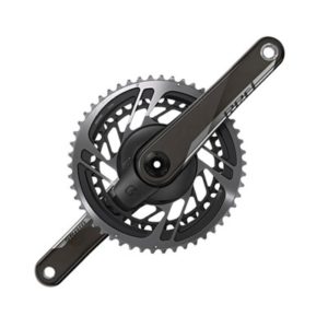 Juego de bielas potenciometro SRAM Red AXS D1 Dub DM 165 mm 50x37D Yaw negro sin cazoletas
