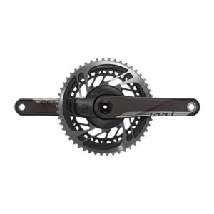 Juego de bielas potenciometro SRAM Red AXS D1 Dub DM 165 mm 48x35D Yaw negro sin cazoletas