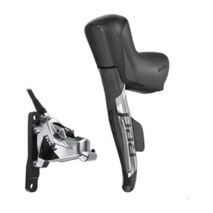 Maneta izq. moto SRAM Red eTap AXS D1 hidraulico Direct mount 1800mm con pinza trasera negro/plata