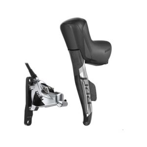 Maneta derecha SRAM Red eTap AXS D1 hidraulico Direct mount 1800 mm con pinza trasera negro/plata