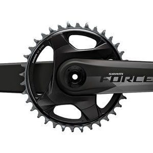 Jgo. de bielas y plato SRAM Force D1 Dub 172.5 mm 40D 107 BCD para Cannondale AI negro sin cazoletas