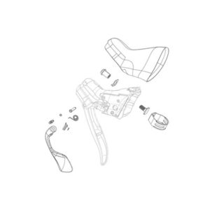 Tapa de deposito de liquido para freno izquierdo SRAM HRD/HRR (inc. tornillos de fijacion)
