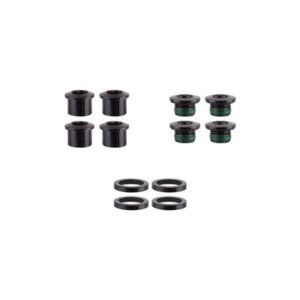 Kit tornillos fijacion Truvativ para monoplato de 4 agujeros acero negro