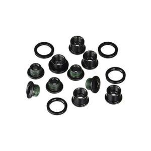 Kit tornillos fijacion Truvativ para monoplato de 5 agujeros acero negro