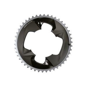 Plato SRAM Force 48D 107 BCD 2x12V gris polar/negro con pin de cadena