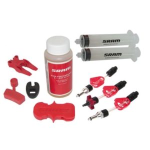 Kit de purgado freno disco SRAM A1+liquido Dot 5.1 para X0/ XX/ Guide/Level/Code/Hydror/G2