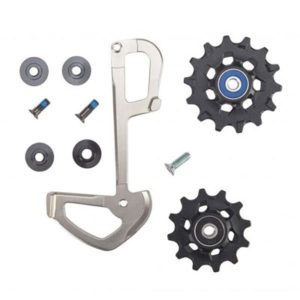 Juego de ruletas X-Sync+Jaula SRAM para cambio Eagle XX1/X01 gris
