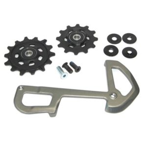 Juego de ruletas X-Sync+Jaula SRAM para cambio X01 12V.gris