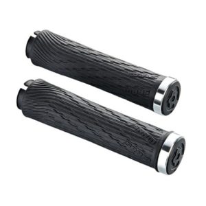 Juego de puños SRAM para Grip Shift XX1 100/122 mm con tornillo de seguridad negro+abrazadera plata