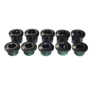 Tornillo de plato SRAM Truvativ XX aluminio negro 5 unidad.