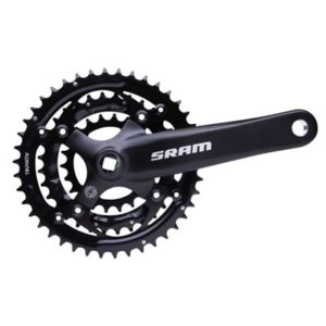 Juego de bielas y platos SRAM S600 3.0 Squaretaper 8/9V.22/32/42 dientes 175 mm aluminio negro sin c