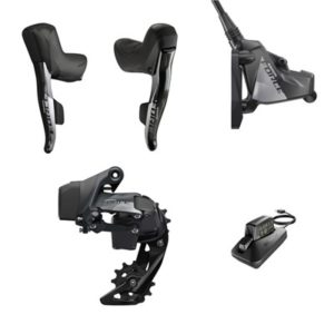 Grupo electronico SRAM Force eTap AXS 1X D1 hidraulico 160 mm Flat mount 6 agujeros