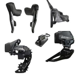Grupo electronico SRAM Force eTap AXS 2X D1 hidraulico 160 mm Flat mount 6 agujeros
