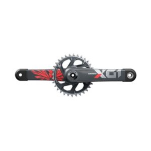 Juego bielas y plato SRAM X01 Eagle X-Sync2 Superboost+ Dub DM 170 mm 32D 12V carbono rojo sin caz