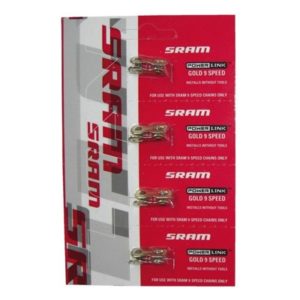 Conector cadena oro Powerlock 9 velocidades (4 unidades)