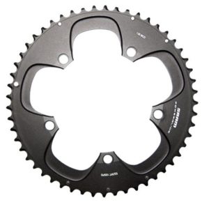 Plato SRAM carretera 38D 110 BCD 5 aguejros 3 mm offset negro