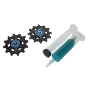 Juego de ruletas SRAM ceramicas XX1/X-Sync 11V negro/azul