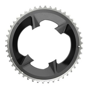 Plato SRAM Rival 48 dientes 107 BCD 2x12V aluminio negro con cubreplato
