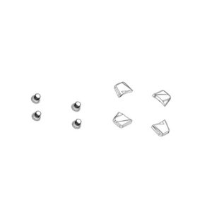 Kit tornillos plato SRAM M8x4.75x8.75 para 94/107 BCD acero negro (4 unidades)