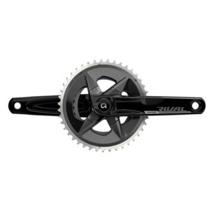Juego de bielas potenciometro SRAM Rival D1 Quarq Dub 94 BCD 170 mm 43x30D Yaw aluminio negro s.caz