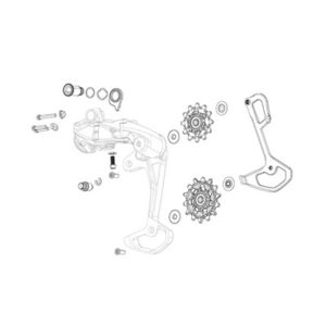 Kit piezas montaje cambio SRAM GX 1x11 velocidades