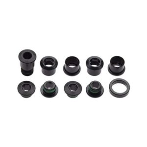 Kit tornillos plato SRAM 4 brazos 104 BCD largos E-MTB acero negro
