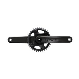 Juego de bielas y plato SRAM Force D1 107 BCD Dub 165 mm 46D 12V carbono negro brillo s.cazoletas