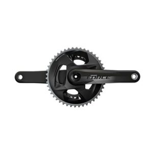 Juego de bielas y platos SRAM Force D1 107 BCD Dub 165 mm 46x33D 12V carbono negro brillo s.caz