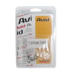Juego de tornillos Avid para freno disco+arandela+standard T25 titanio