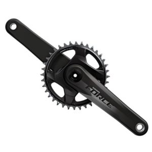 Juego de bielas y plato SRAM Force XPLR D1 Dub Direct mount 172.5 mm 46D 12V carbono negro brillo