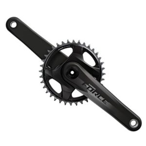 Juego de bielas y plato SRAM Force XPLR D1 Dub Direct mount 175 mm 46D 12V carbono negro brillo