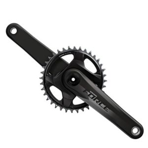 Juego de bielas y plato SRAM Force XPLR D1 Dub Direct mount 170 mm 40D 12V carbono negro brillo