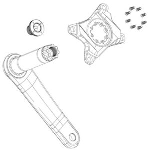 Protector plato SRAM Aero Guard S350 5 brazos