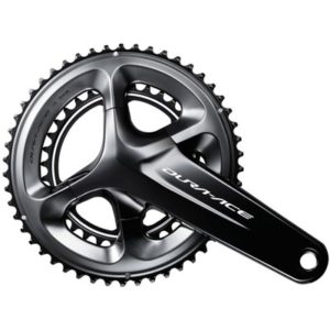 Juego de bielas y platos Dura Ace Shimano FC-9100 Hollowtech II 170 mm 34x50 11V.negro (con eje)